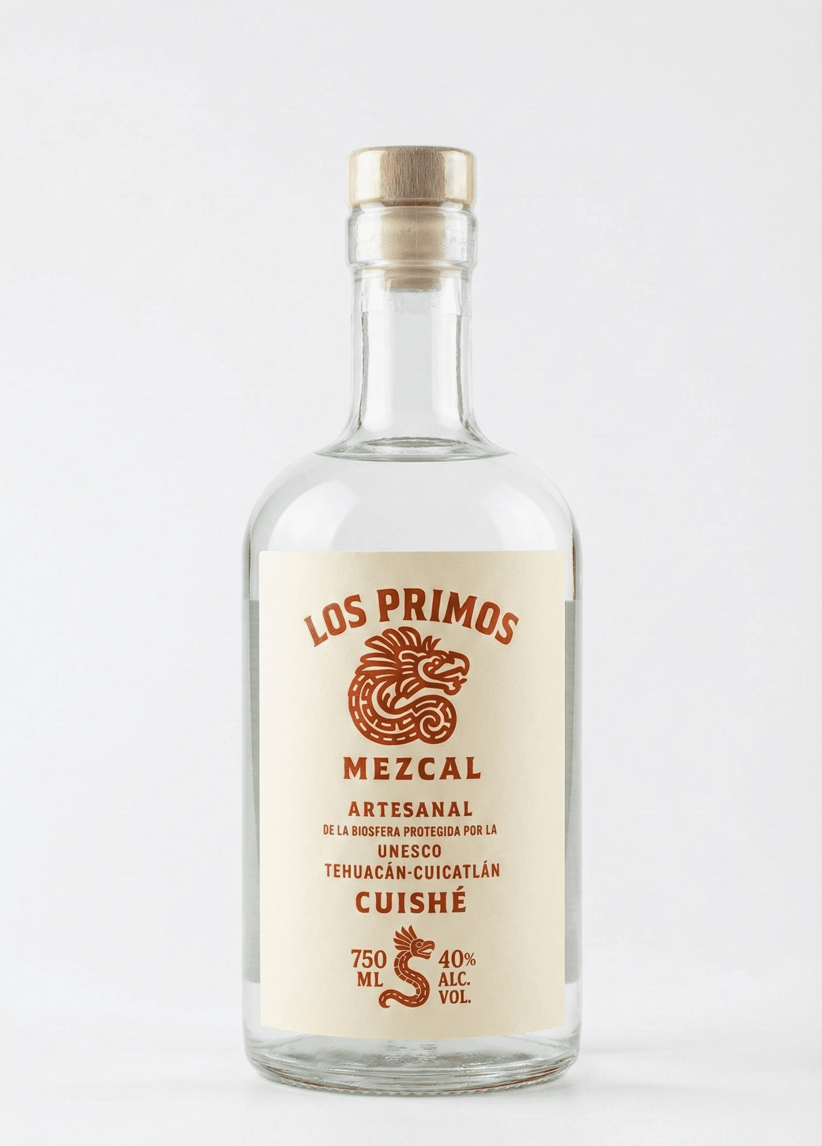 Los Primos Mezcal Bottle